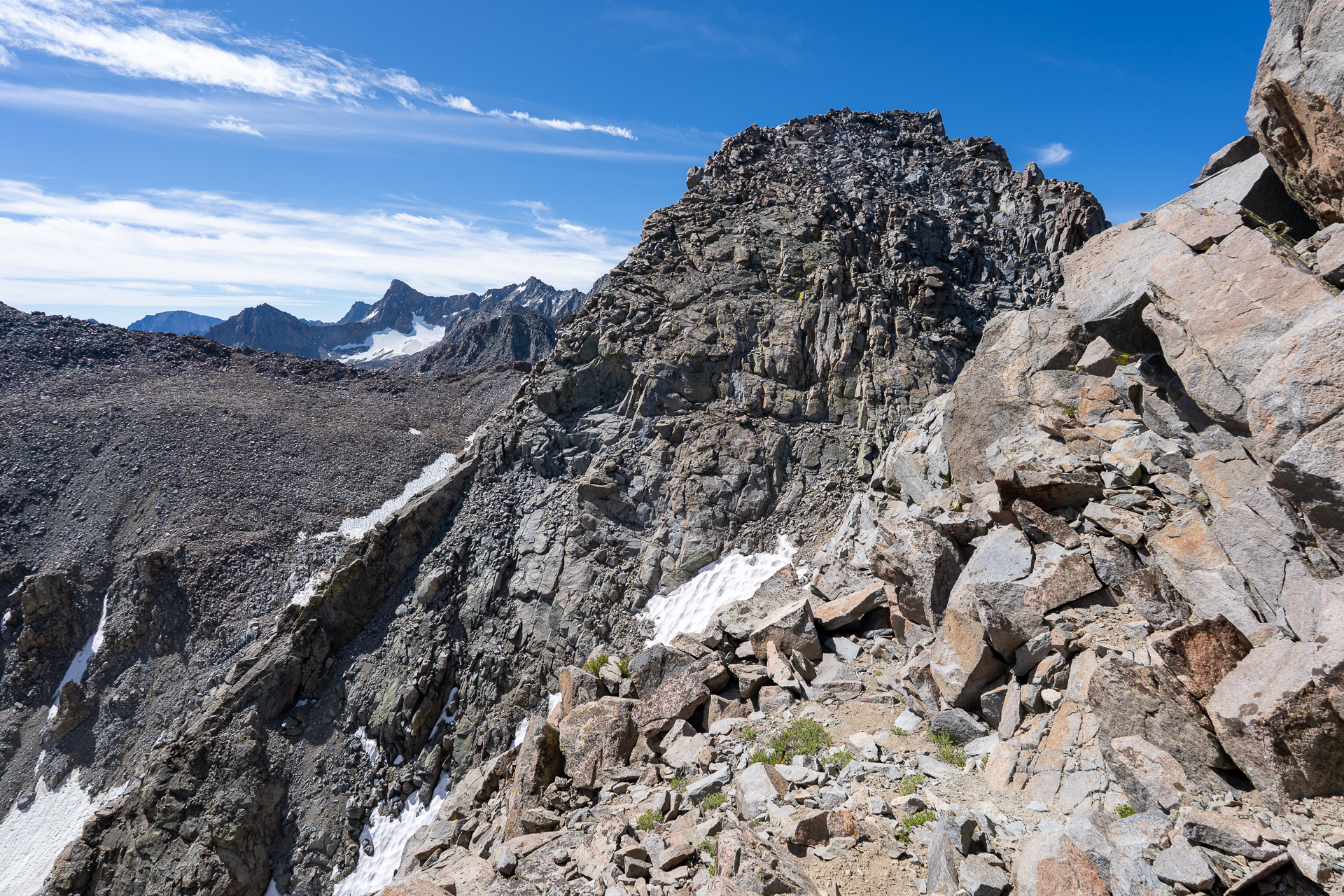 Picture Puzzle Peak, Gendarme Peak, and Aperture Peak