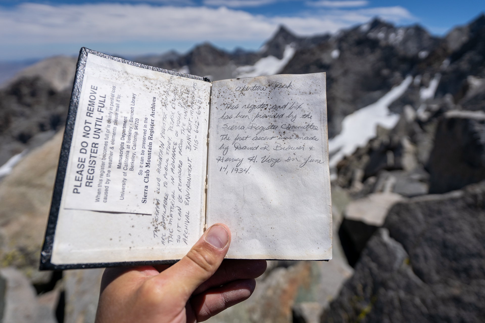 Picture Puzzle Peak, Gendarme Peak, and Aperture Peak