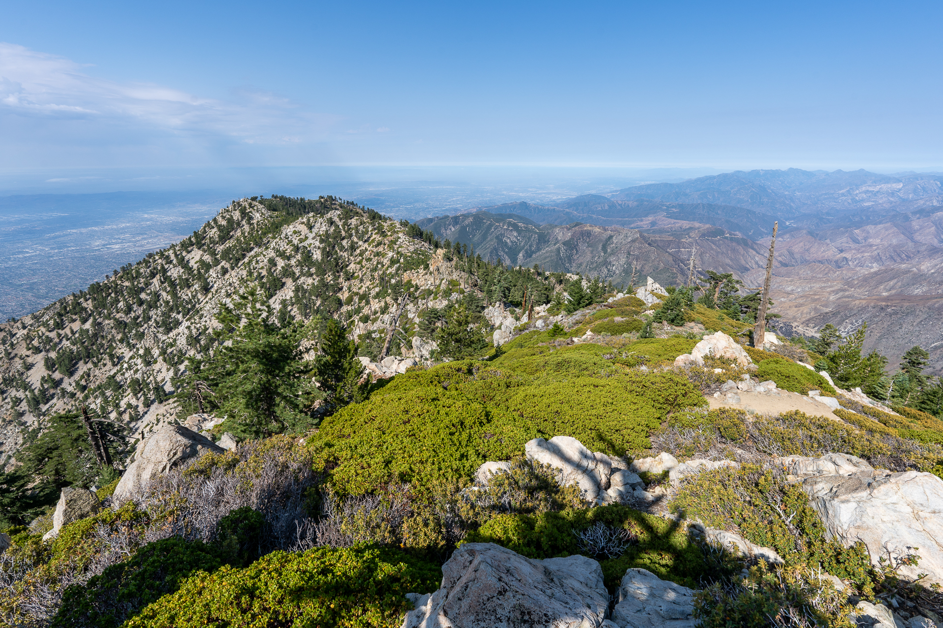 Trip report photo for Sugaloaf Peak, Ontario Peak, and Bighorn Peak Loop