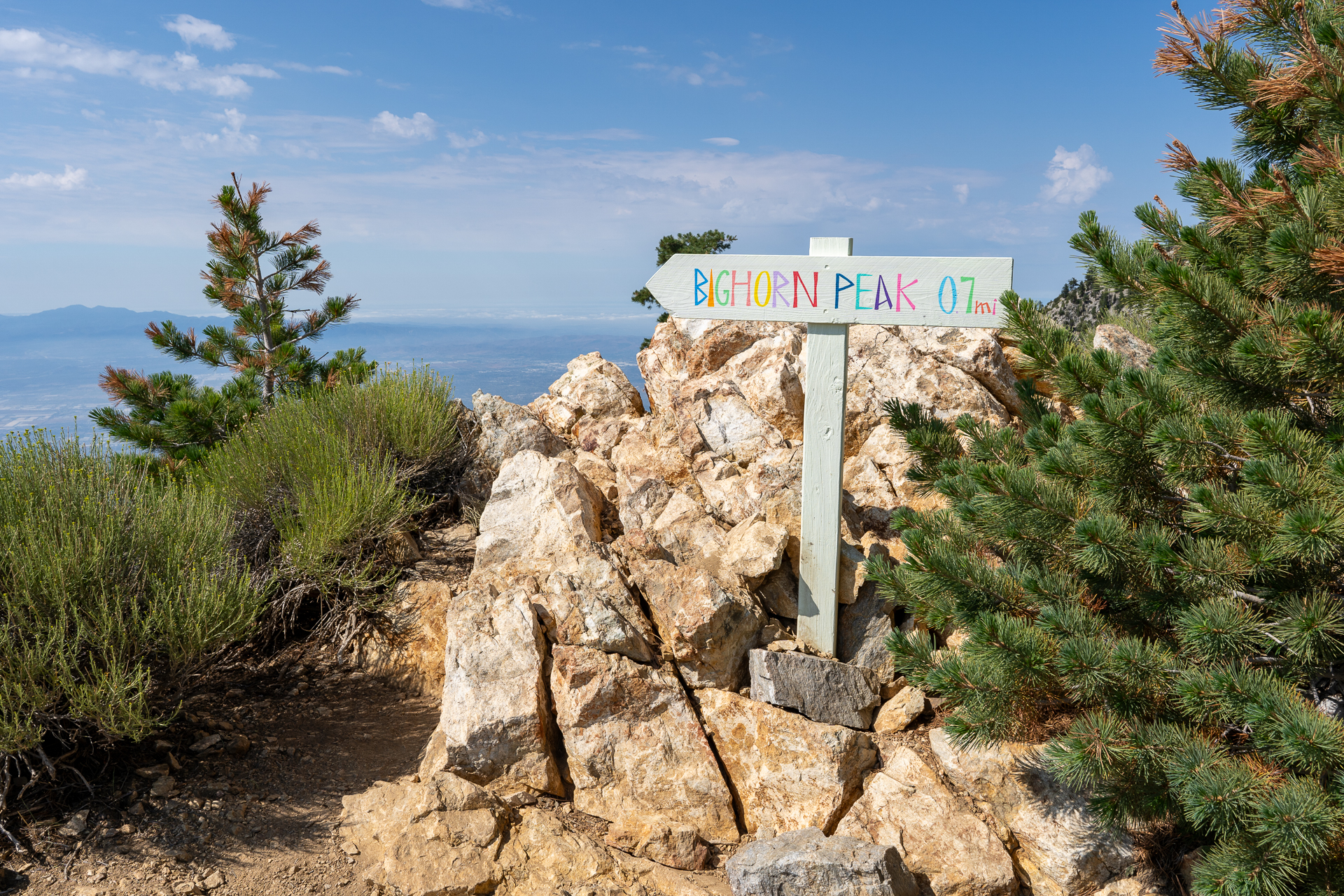 Trip report photo for Sugaloaf Peak, Ontario Peak, and Bighorn Peak Loop